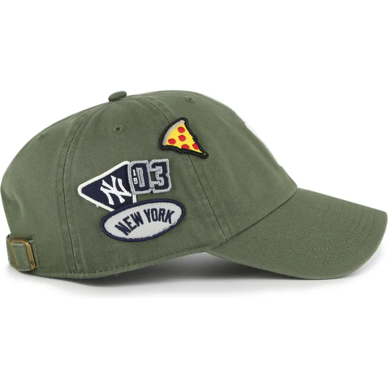 petten-gebogen-groen-verstelbaar-clean-up-badges-van-new-york-yankees-mlb-van-47-brand petten-gebogen-groen-verstelbaar-clean-up-badges-van-new-york-yankees-mlb-van-47-brand