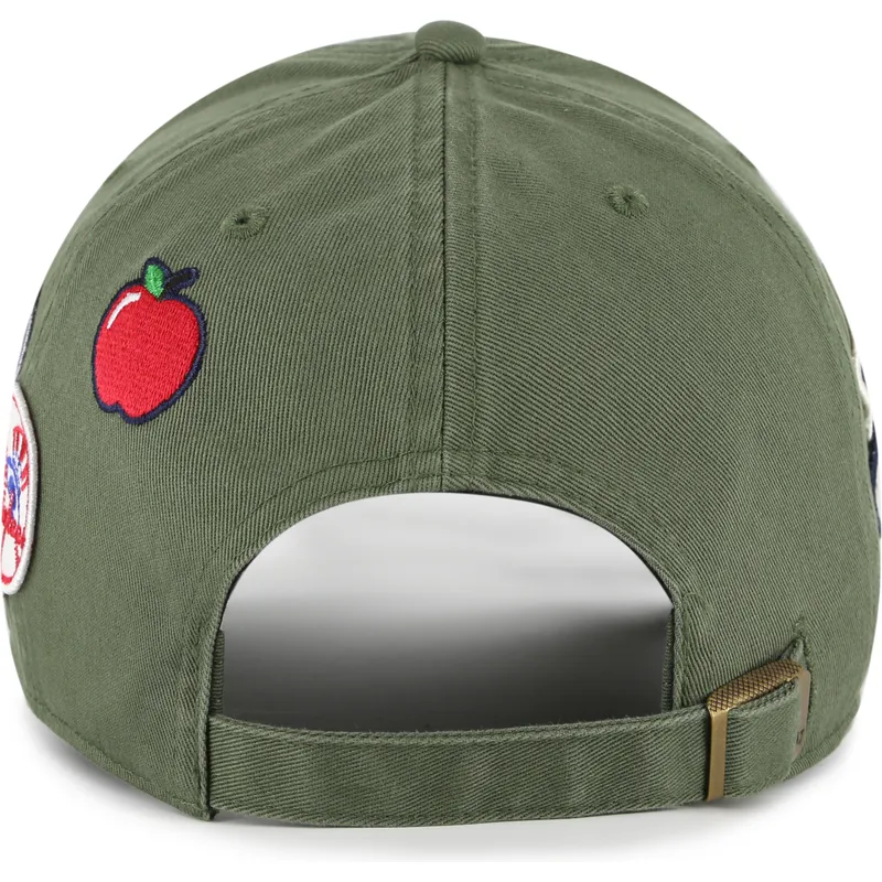 petten-gebogen-groen-verstelbaar-clean-up-badges-van-new-york-yankees-mlb-van-47-brand petten-gebogen-groen-verstelbaar-clean-up-badges-van-new-york-yankees-mlb-van-47-brand