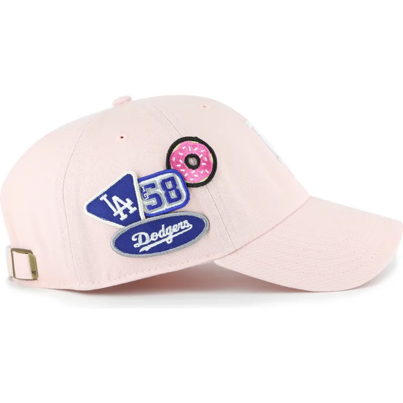 justerbar-rosa-bojd-keps-clean-up-badges-fran-los-angeles-dodgers-mlb-av-47-brand