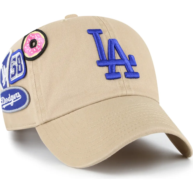 khaki-gebogene-verstellbare-kappe-clean-up-badges-der-los-angeles-dodgers-mlb-von-47-brand