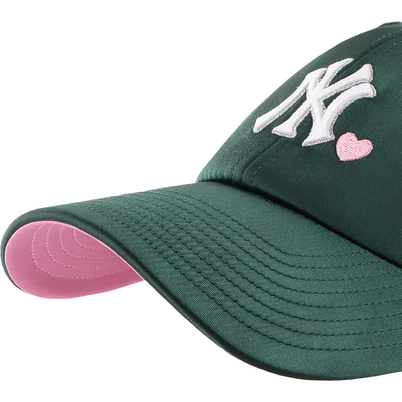 petten-gebogen-groen-verstelbare-band-clean-up-with-love-van-new-york-yankees-mlb-van-47-brand