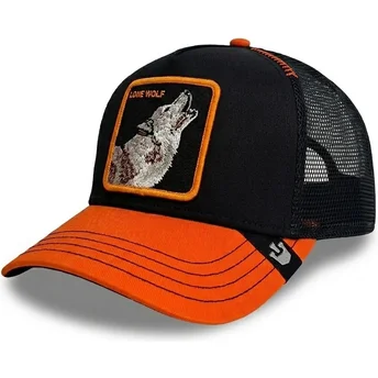 Petten gebogen zwart snapback Solo Wolf Fab Farm The Farm van Goorin Bros.