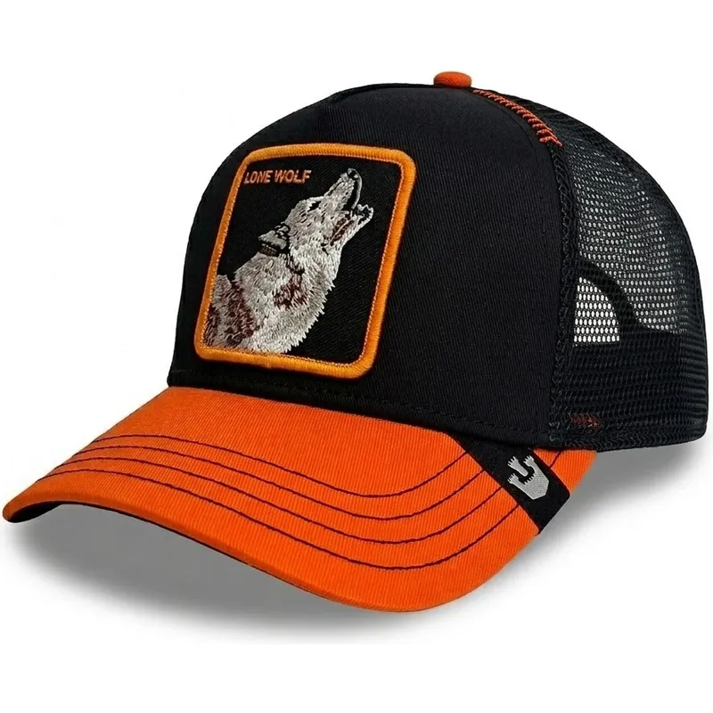 petten-gebogen-zwart-snapback-solo-wolf-fab-farm-the-farm-van-goorin-bros