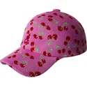 petten-gebogen-roze-verstelbare-band-cherry-spacecap-van-kangol