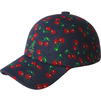 Petten gebogen marineblauw verstelbare band Cherry Spacecap van Kangol