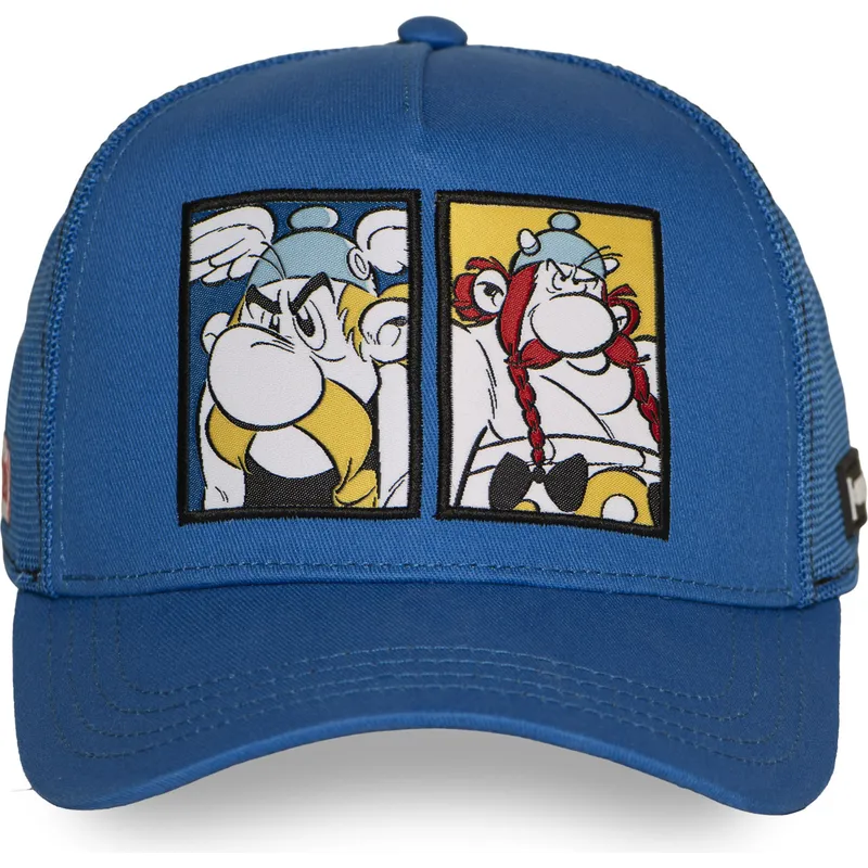 capslab-asterix-and-obelix-ast3-verb-asterix-the-gaul-blue-trucker-hat