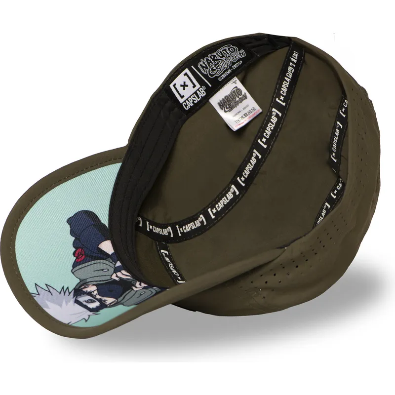 petten-gebogen-groen-verstelbare-band-kakashi-hatake-naruto-van-capslab
