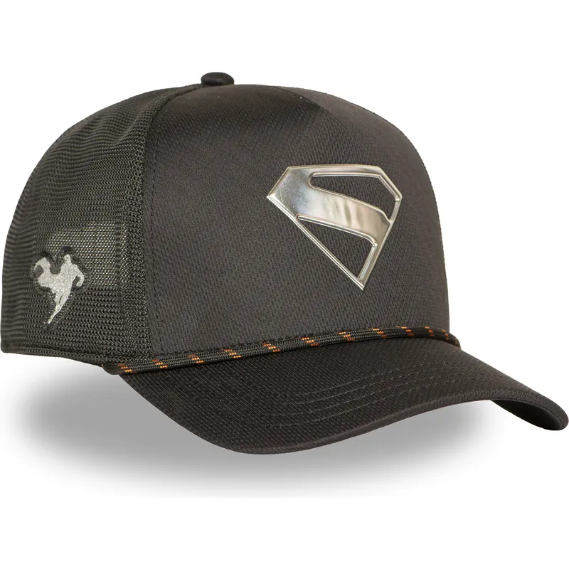 petten-gebogen-zwart-snapback-superman-dc-comics-van-capslab petten-gebogen-zwart-snapback-superman-dc-comics-van-capslab