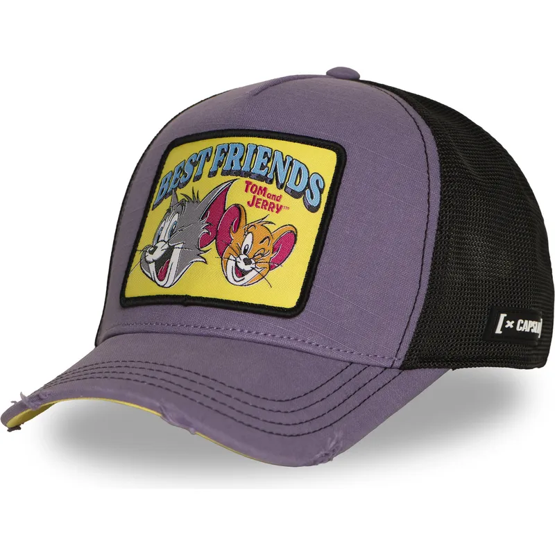 petten-gebogen-paars-snapback-taj8-besb-tom-en-jerry-looney-tunes-van-capslab