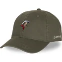 capslab-curved-brim-lucky-luke-lck3-heab-green-adjustable-cap
