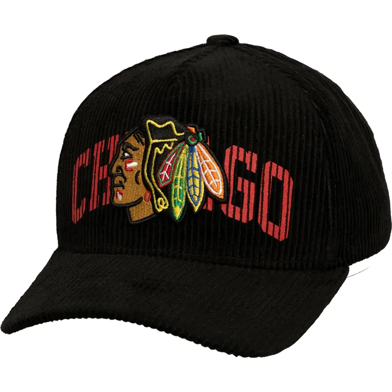 petten-gebogen-zwart-snapback-arch-stamp-pro-van-chicago-blackhawks-nhl-van-mitchell-ness petten-gebogen-zwart-snapback-arch-stamp-pro-van-chicago-blackhawks-nhl-van-mitchell-ness