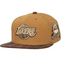 brazowa-plaska-czapka-regulowana-coffee-strapback-los-angeles-lakers-nba-od-mitchell-ness