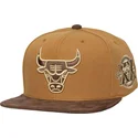 brun-justerbar-flat-cap-coffee-strapback-fra-chicago-bulls-nba-fra-mitchell-ness