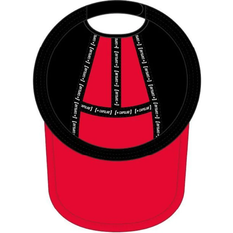 casquette-courbee-rouge-snapback-smu2-dunb-les-schtroumpfs-capslab