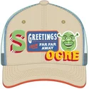 beige-og-gron-shrek-shr1-cpspatcb-trucker-kasket-fra-capslab