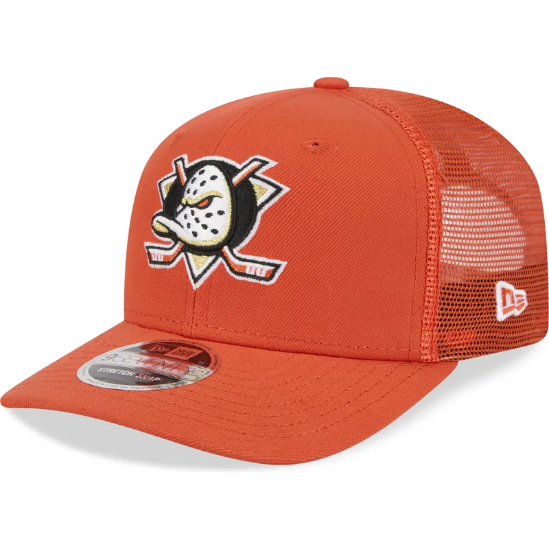 pomaranczowa-czapka-trucker-9seventy-stretch-snap-evergreen-anaheim-ducks-nhl-od-new-era
