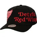 casquette-courbee-noire-snapback-busted-pro-detroit-red-wings-nhl-mitchell-ness