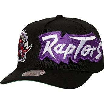 Cappellino curvo nero snapback Busted Pro di Toronto Raptors NBA di Mitchell & Ness