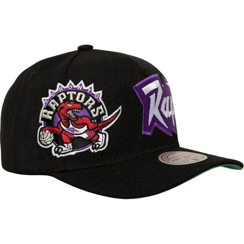 cappellino-curvo-nero-snapback-busted-pro-di-toronto-raptors-nba-di-mitchell-ness