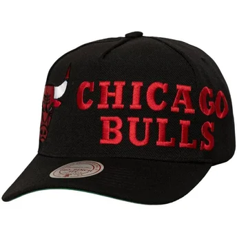 Sort curved snapback kasket Busted Pro fra Chicago Bulls NBA fra Mitchell & Ness