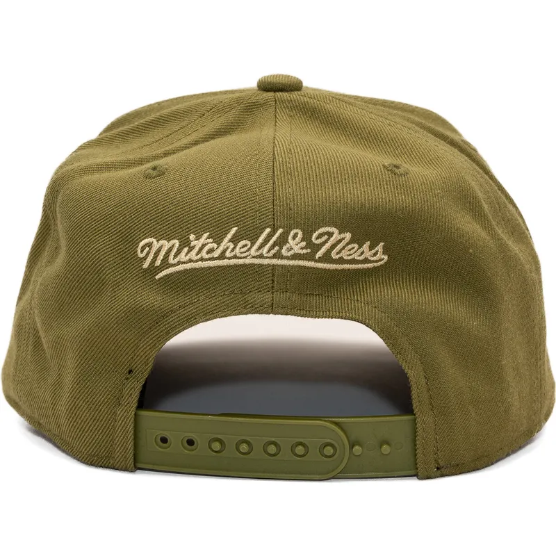 cappellino-visiera-curva-verde-snapback-fashion-basic-pro-dei-vancouver-grizzlies-nba-di-mitchell-ness