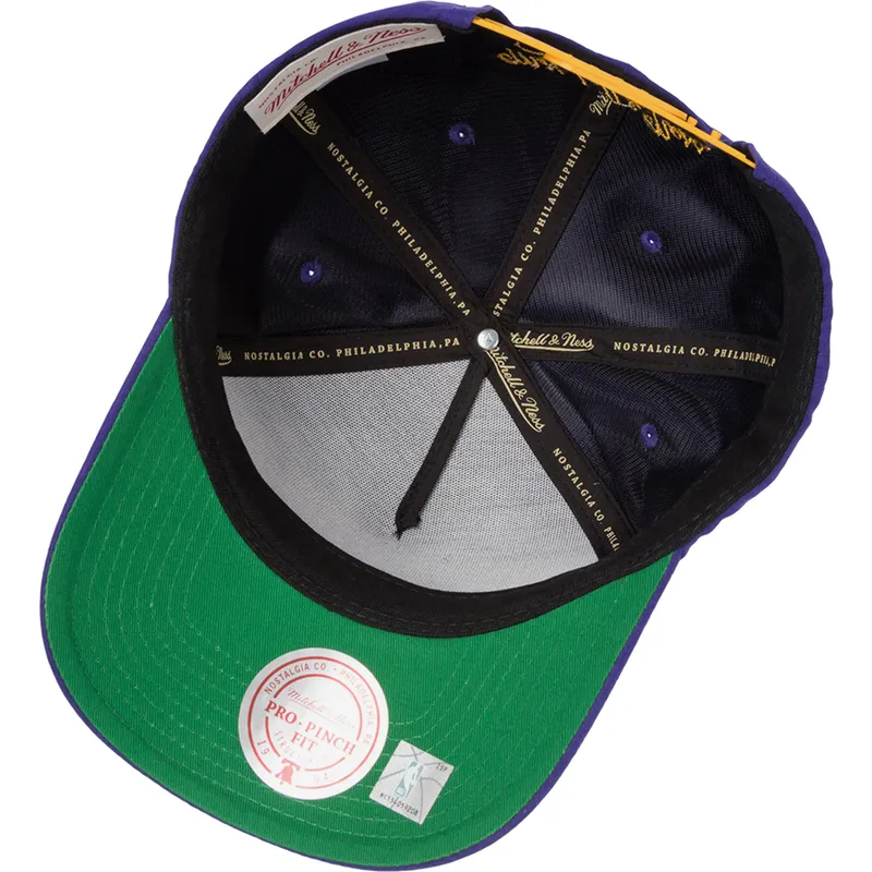 petten-gebogen-violet-snapback-shady-suede-pro-van-los-angeles-lakers-nba-van-mitchell-ness