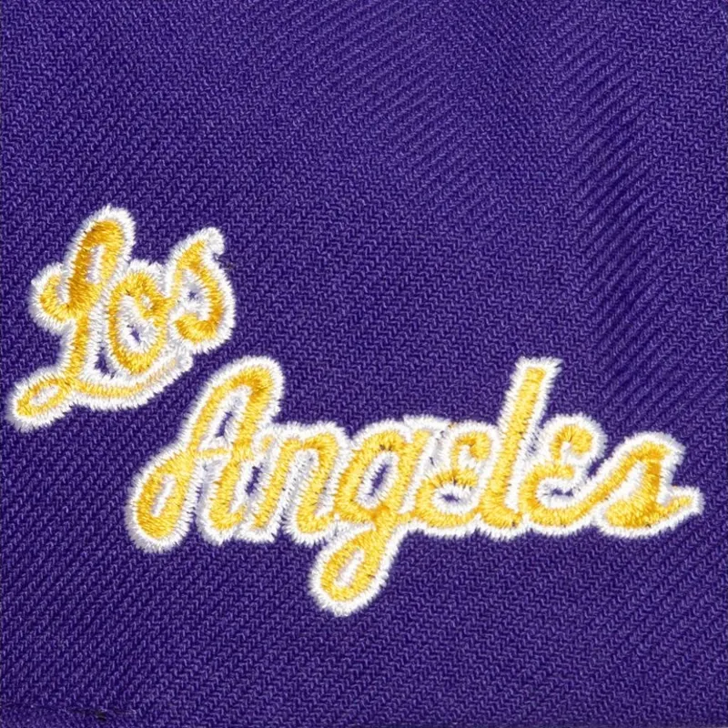 petten-gebogen-paars-snapback-team-script-20-pro-van-los-angeles-lakers-nba-van-mitchell-ness