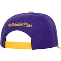 petten-gebogen-paars-snapback-team-script-20-pro-van-los-angeles-lakers-nba-van-mitchell-ness