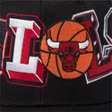 petten-gebogen-zwart-snapback-hyper-type-pro-van-chicago-bulls-nba-van-mitchell-ness