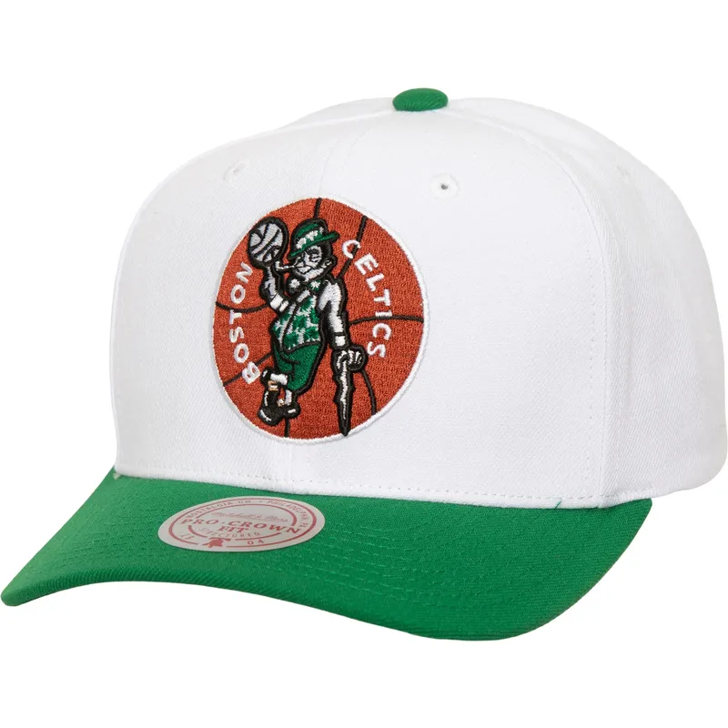 cappellino-curvo-verde-snapback-team-2-tone-20-pro-di-boston-celtics-nba-di-mitchell-ness