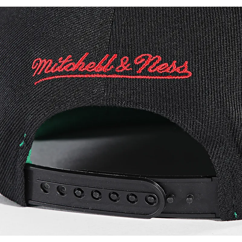 svart-platt-snapback-keps-triple-play-chicago-bulls-nba-fran-mitchell-ness
