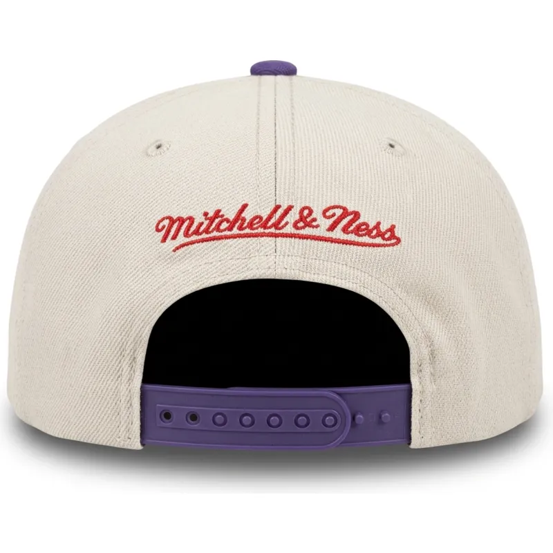 cappello-piatto-viola-e-beige-snapback-across-the-board-dei-toronto-raptors-nba-di-mitchell-ness