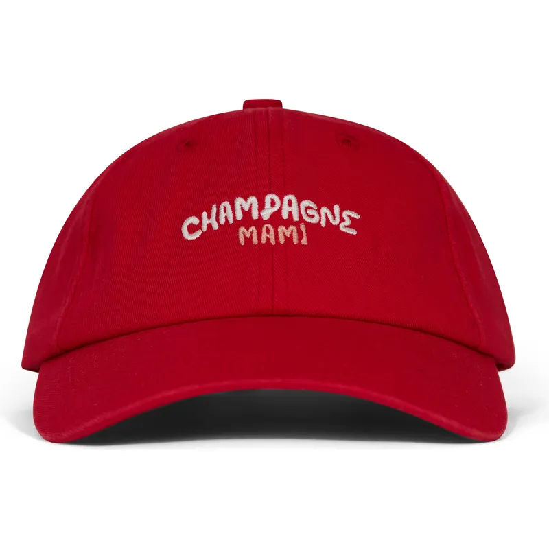 petten-gebogen-rood-verstelbare-band-champagne-mami-van-pica-pica