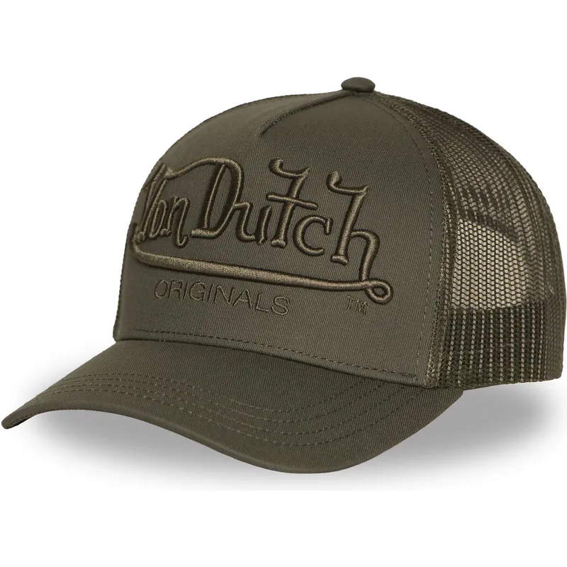 petten-gebogen-groen-snapback-van-von-dutch