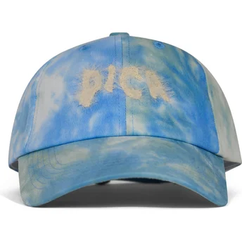 Petten gebogen blauw verstelbare band Pica Hairy Batik van Pica Pica
