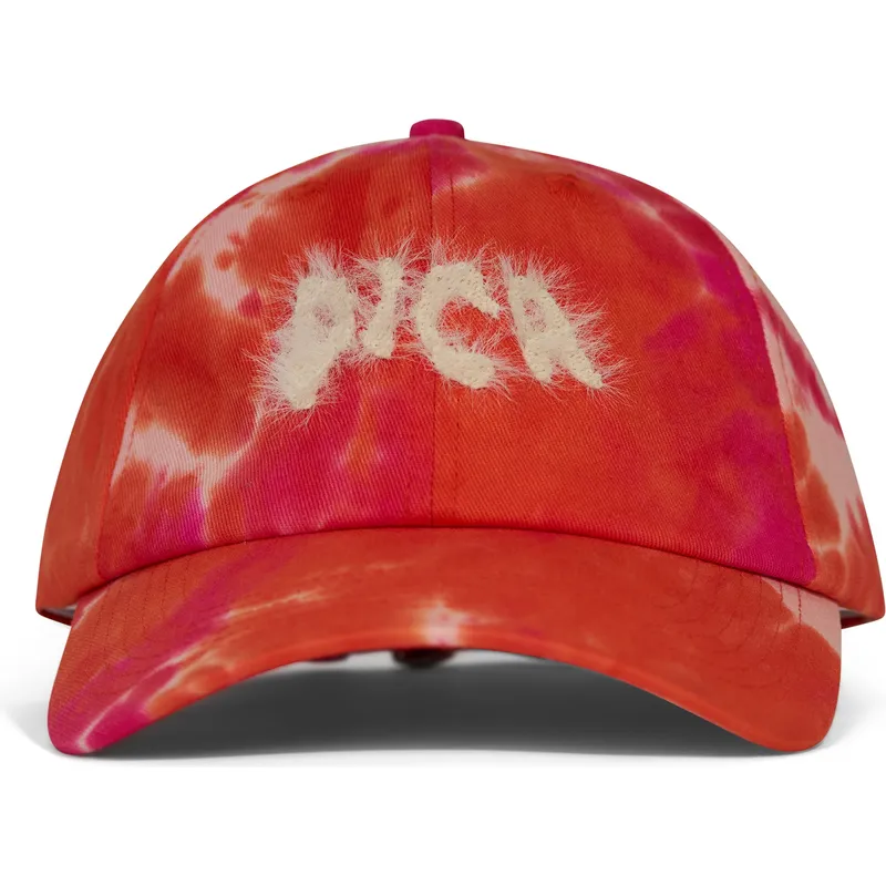 petten-gebogen-roze-verstelbaar-pica-hairy-batik-van-pica-pica