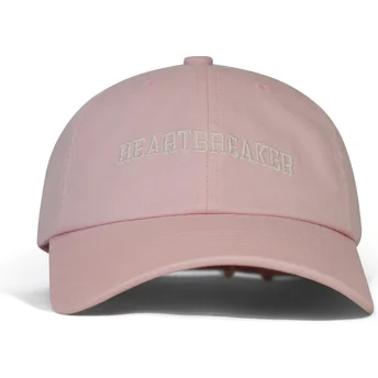 Cappellino curvo rosa regolabile Heartbreaker di Pica Pica