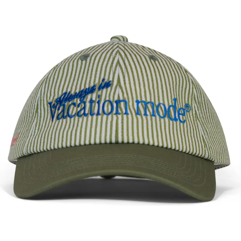 gorra-curva-verde-ajustable-vacation-mode-searsucker-de-pica-pica