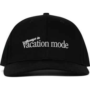 Petten gebogen zwart snapback van Pica Pica
