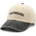 cappellino-curvo-beige-e-nero-regolabile-heartbreaker-di-pica-pica