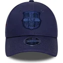 cappellino-curvo-blu-marino-snapback-per-bambino-9forty-m-crown-graphic-di-fc-barcelona-laliga-di-new-era