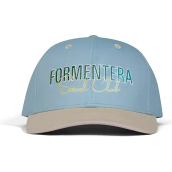 Petten gebogen blauw snapback van Pica Pica