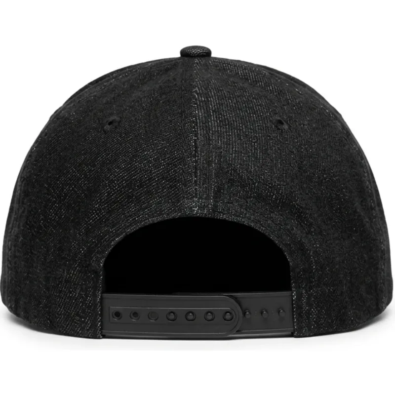 casquette-courbee-noire-snapback-mvp-dt-denim-new-york-yankees-mlb-47-brand