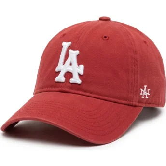 Rote verstellbare gebogene Kappe Archive der Los Angeles Dodgers MLB von American Needle