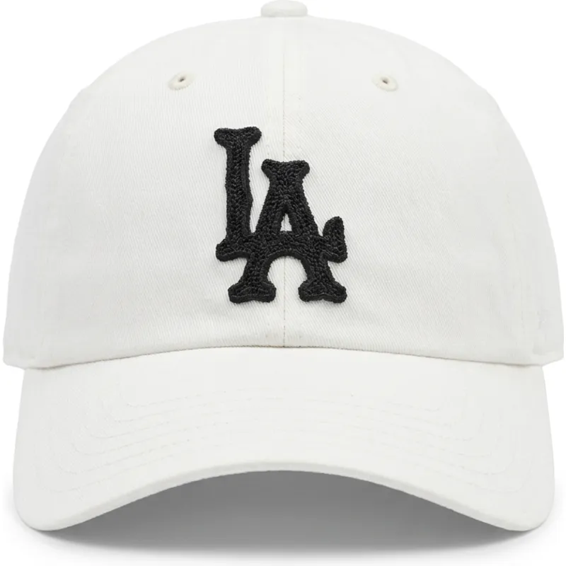 petten-gebogen-wit-verstelbaar-archive-van-los-angeles-dodgers-mlb-van-american-needle