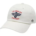 cappellino-curvo-beige-regolabile-los-angeles-speedway-ballpark-di-american-needle