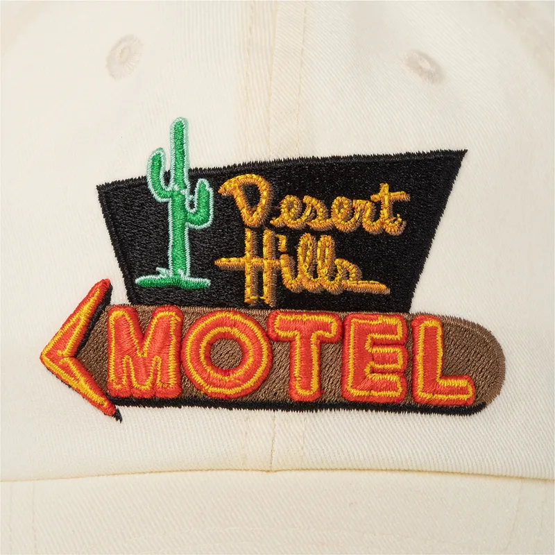 cappellino-curvo-beige-regolabile-desert-hill-motel-ballpark-di-american-needle