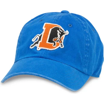 Blaue verstellbare gebogene Kappe Archive der Durham Bulls MiLB von American Needle