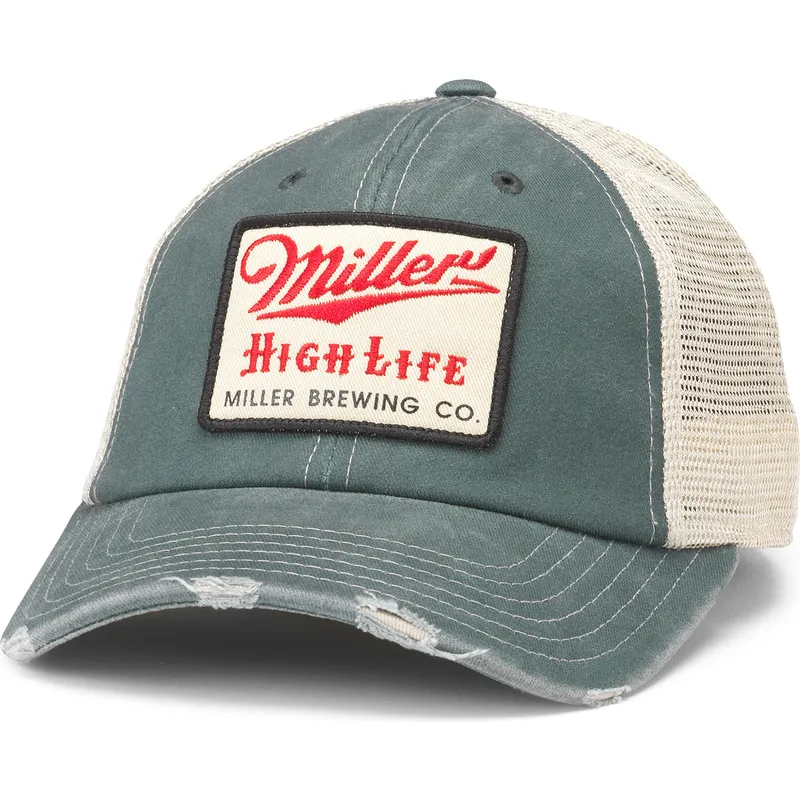 petten-gebogen-groen-snapback-orville-van-miller-high-life-van-american-needle