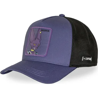 Petten gebogen paars snapback DBS8 BEEB Beerus Dragon Ball van Capslab